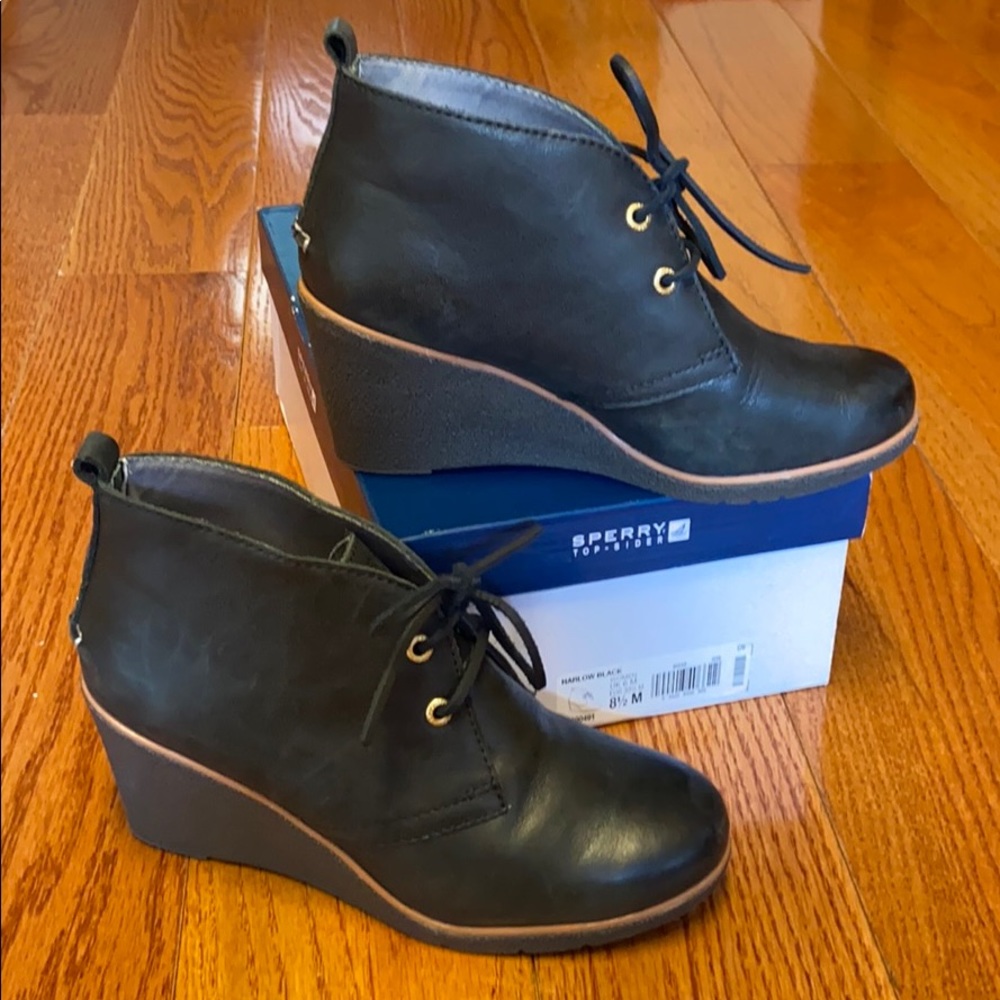 Sperry wedge boots